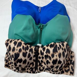 Victoria’ Secret Incredible Knockout Sports Bra Bundle 34D Front Zip High Impact